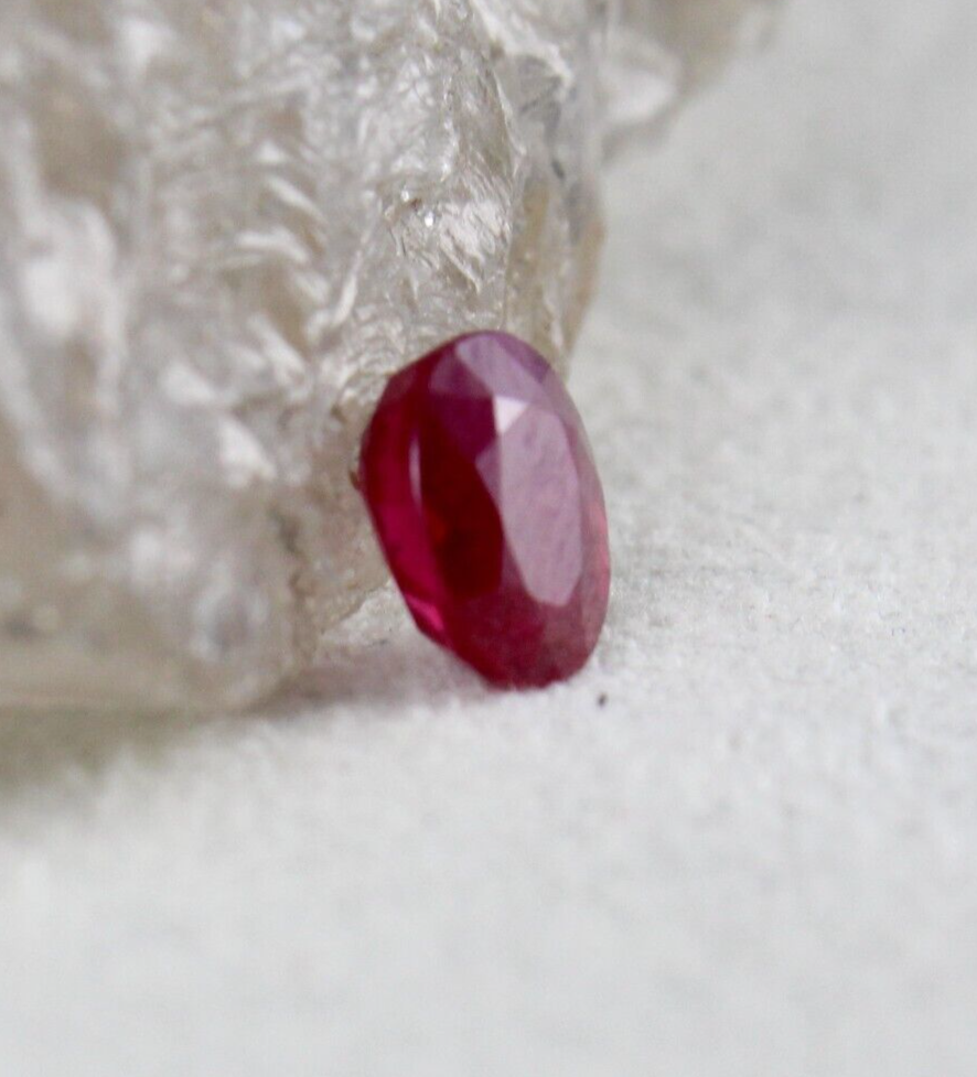 Certified Natural Heated Burma Ruby 1.51 Ct Oval Loose Stone Ring Pendant