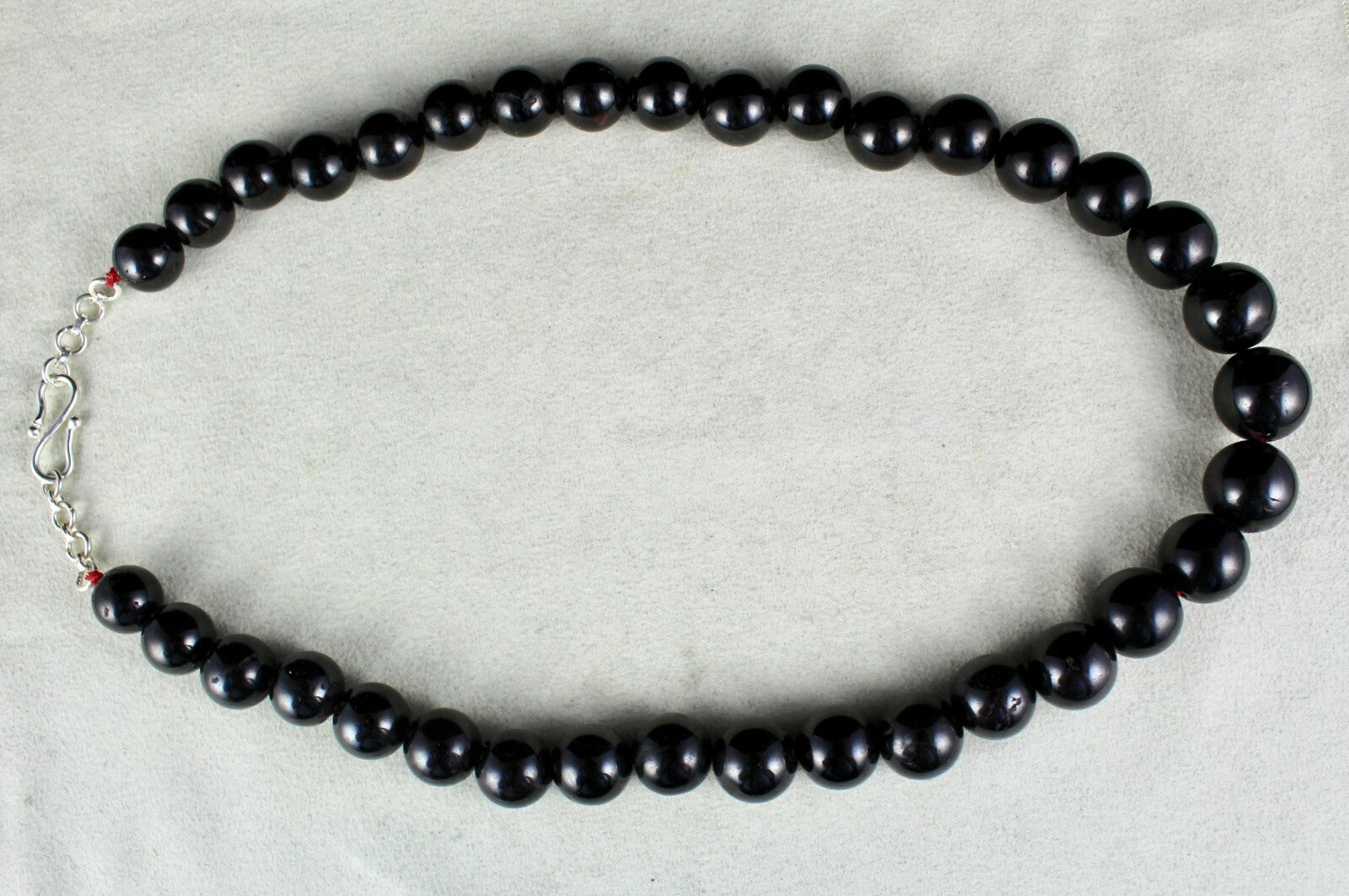 Certified Big Natural Garnet Round Beads 1451 Ct Ladies Fashion Necklace