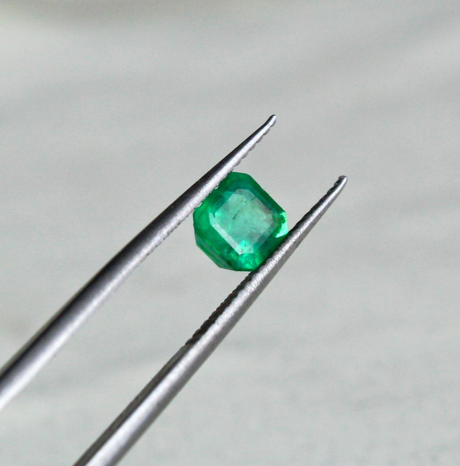 Natural Emerald Octagon 0.75 Ct 6x5mm Gemstone For Ring Pendant Design