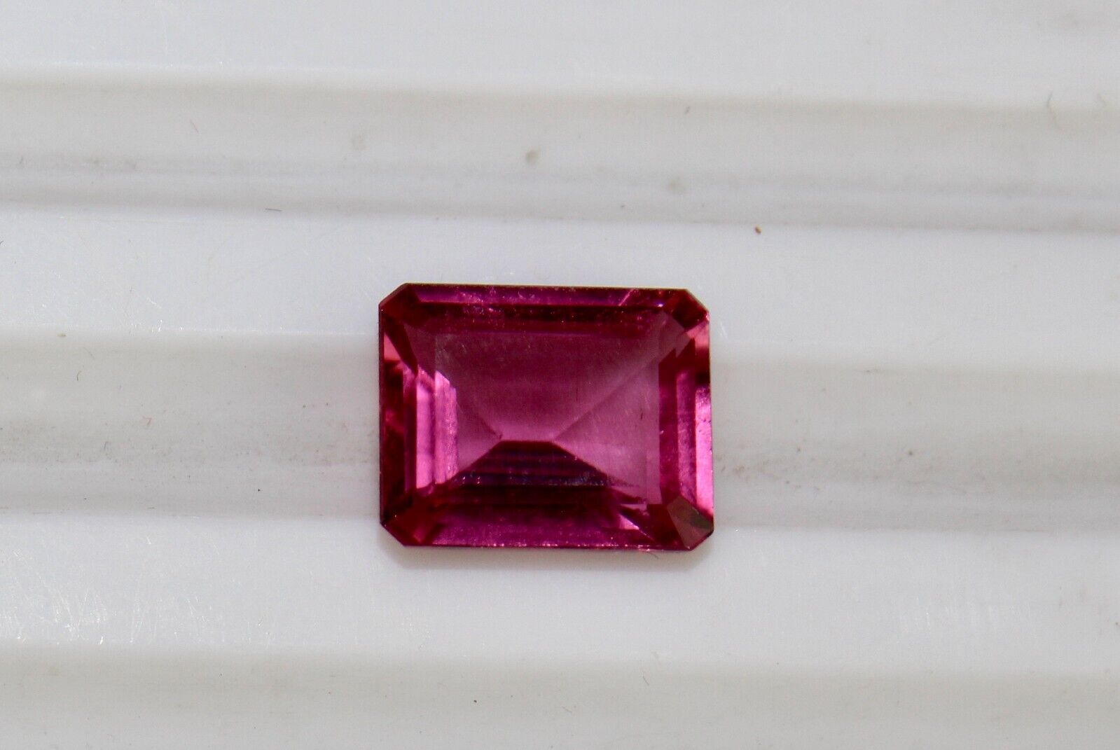 Natural Rubellite Pink Tourmaline Octagon Cut 5.6 Ct Clean Gemstone Ring Pendant