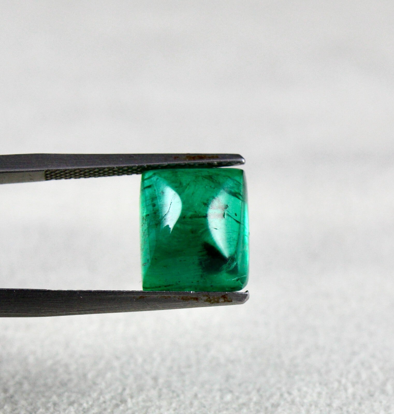 Certified Gsi Natural Zambia Emerald 6.98ct Sterling Silver Ring Pendant