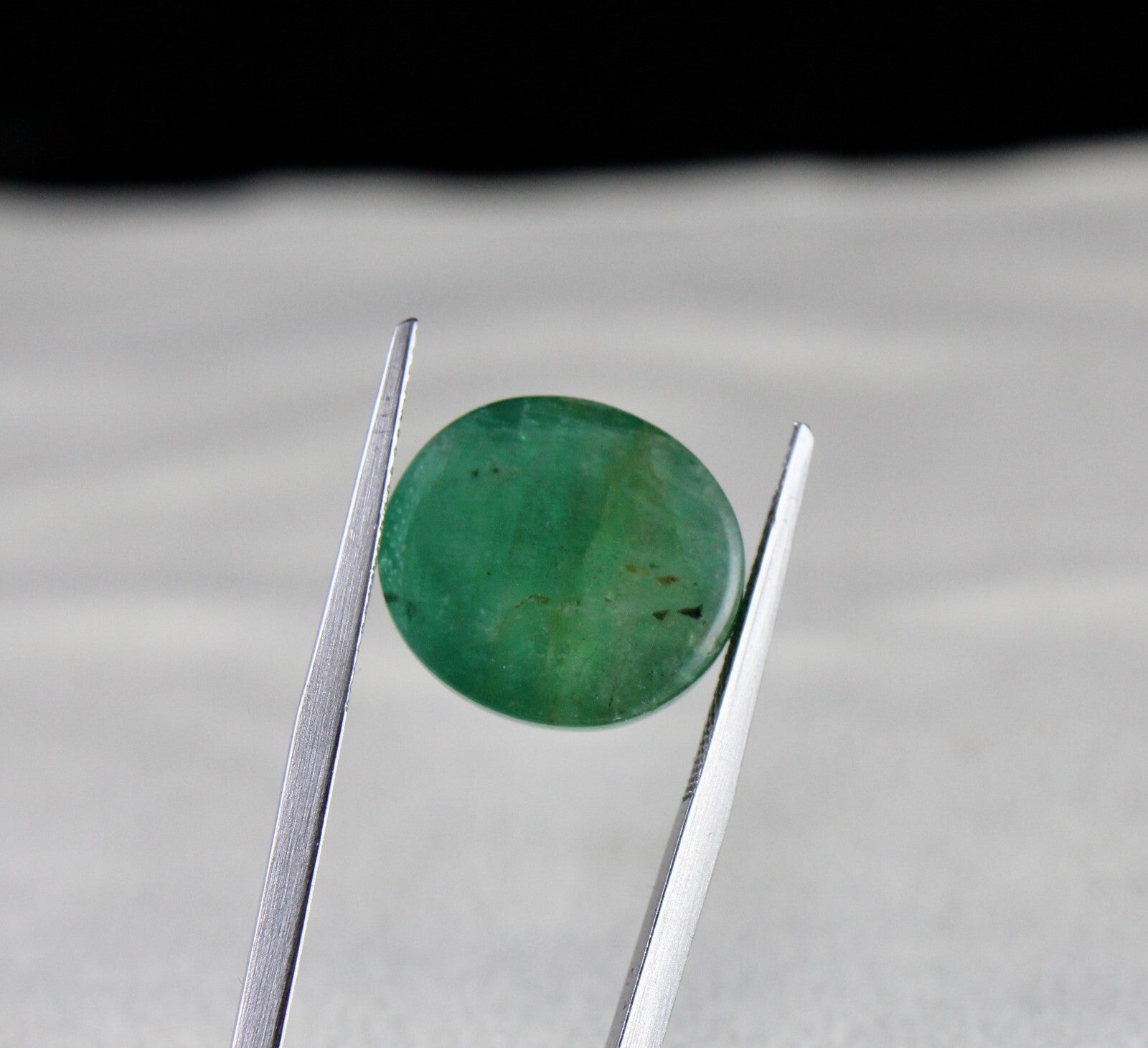 Certified Antique Emerald 16.56 Ct Natural Oval Cabochon Loose Gem Ring Pendant