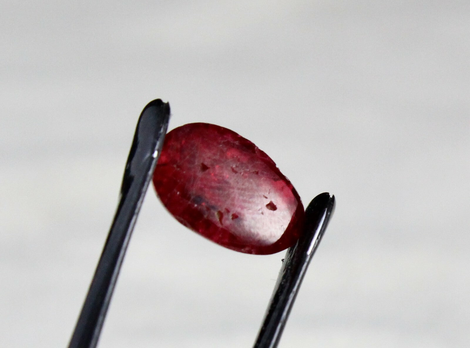 Certified Natural Red Spinel Cabochon 13x9mm Oval 4.88ct Gemstone Ring Pendant