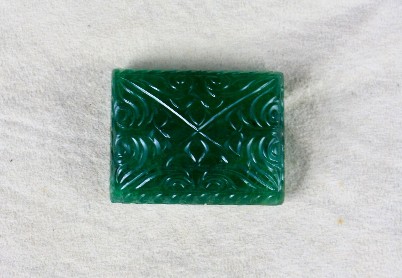 Certified Natural Zambian Emerald 154.50 Ct Rectangle Gemstone Pendant