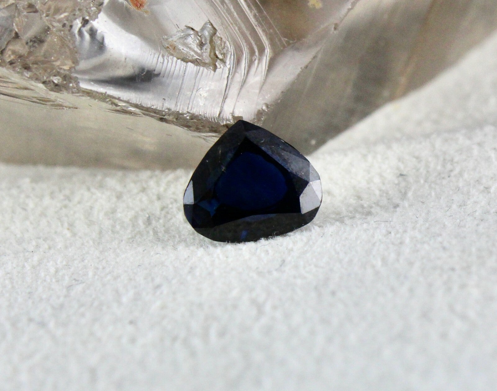 Certified Natural Unheat Blue Sapphire Heart Cut 4.52 Ct Sterling Silver Ring