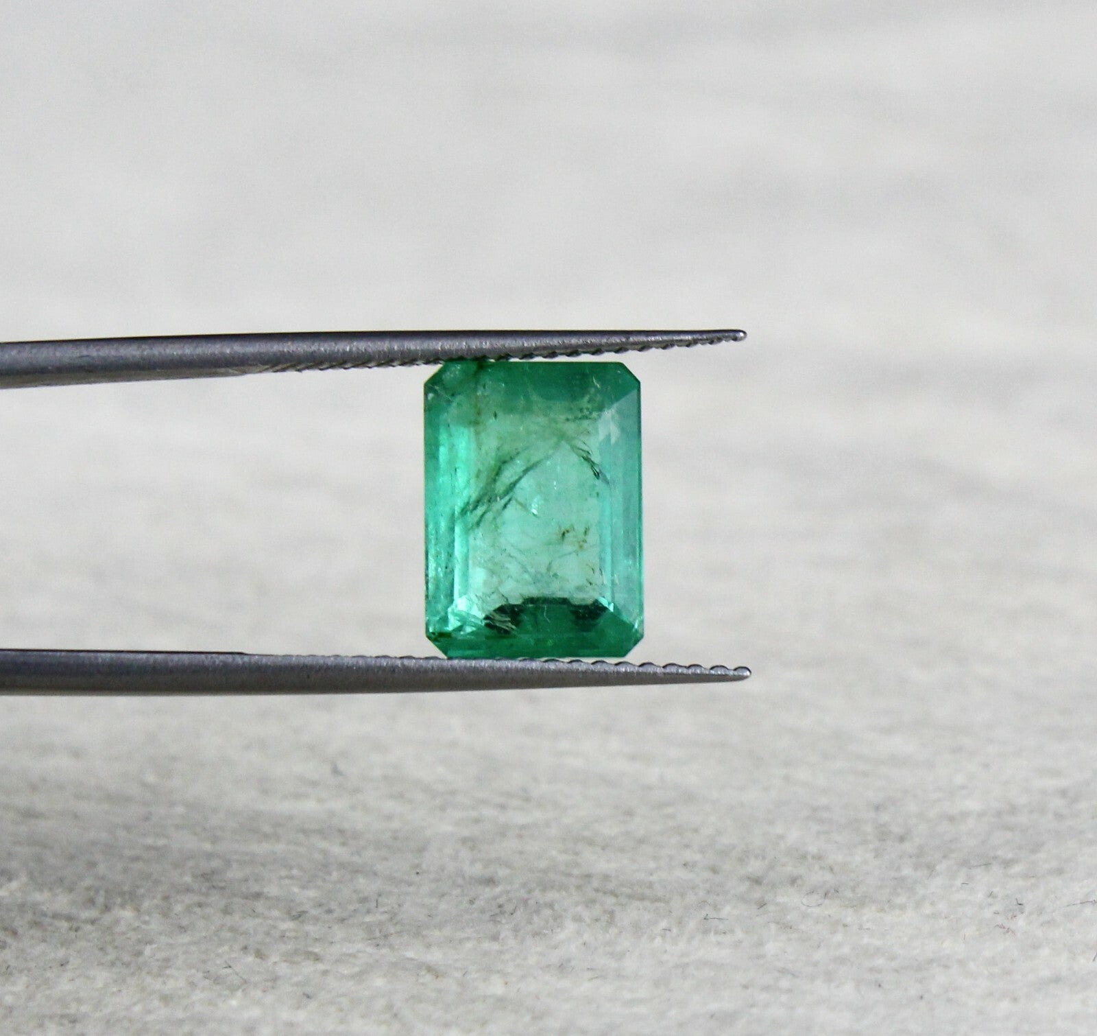 Certified Natural Colombian Emerald Octagon 3.71ct Sterling Silver Ring Pendant