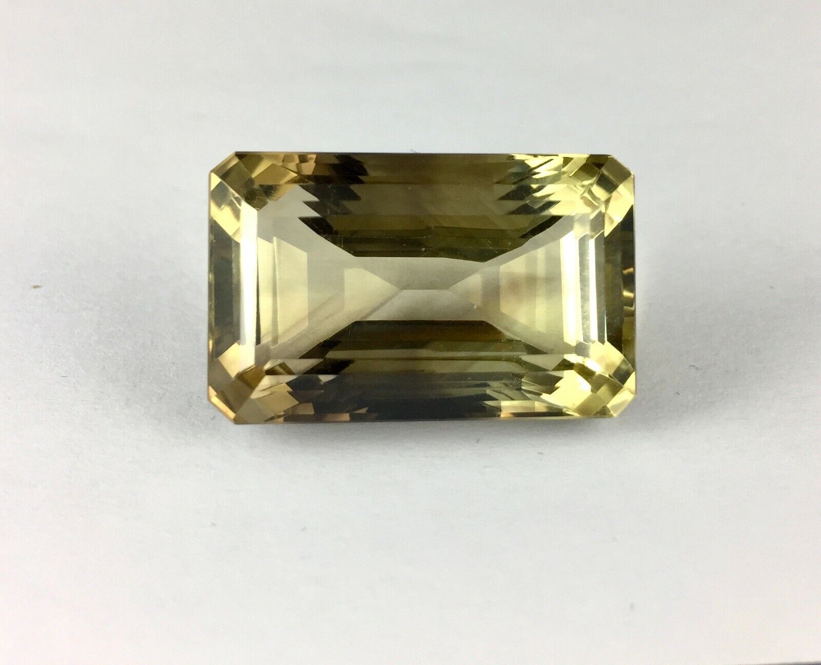 Natural Lemon Smoky Quartz Octagon Cut 30 x 19 mm 81.18 Cts Big Gemstone Pendant