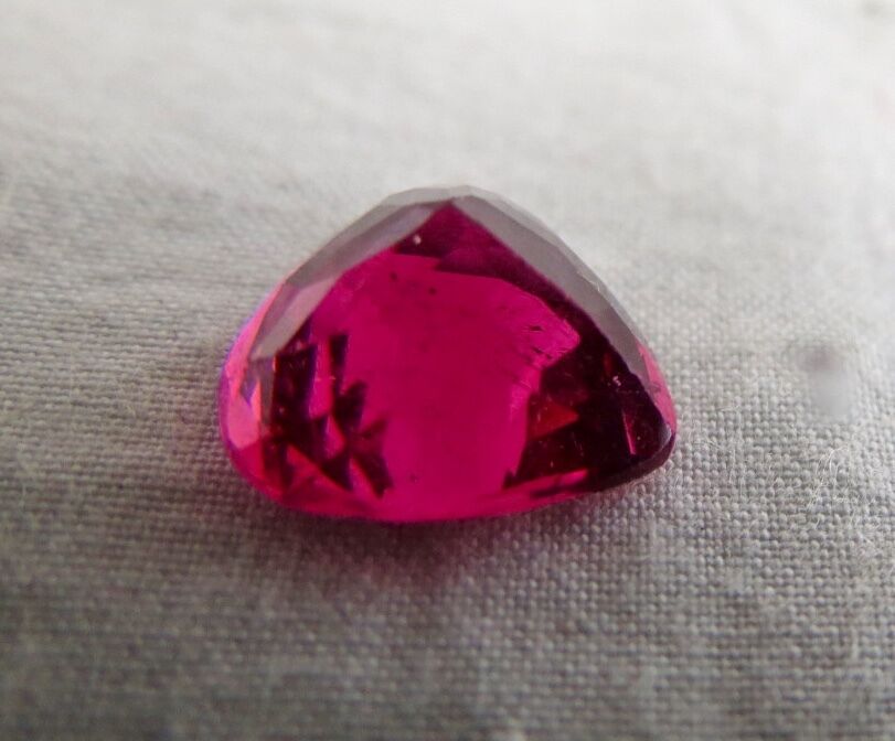 NATURAL RUBELLITE PINK TOURMALINE 10.5MM HEART CUT 4.03 CARATS GEMSTONE FOR RING