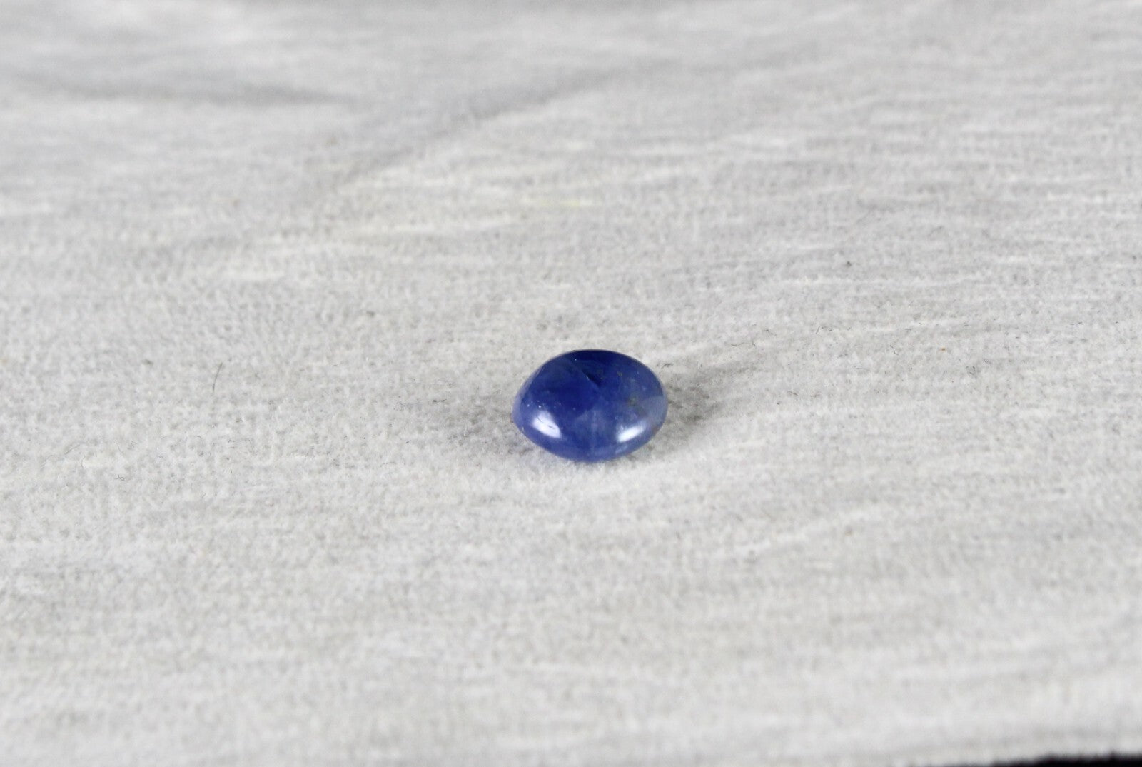 Certified Natural Blue Sapphire 5.42 Ct Round Cabochon Gemstone Ring Pendant