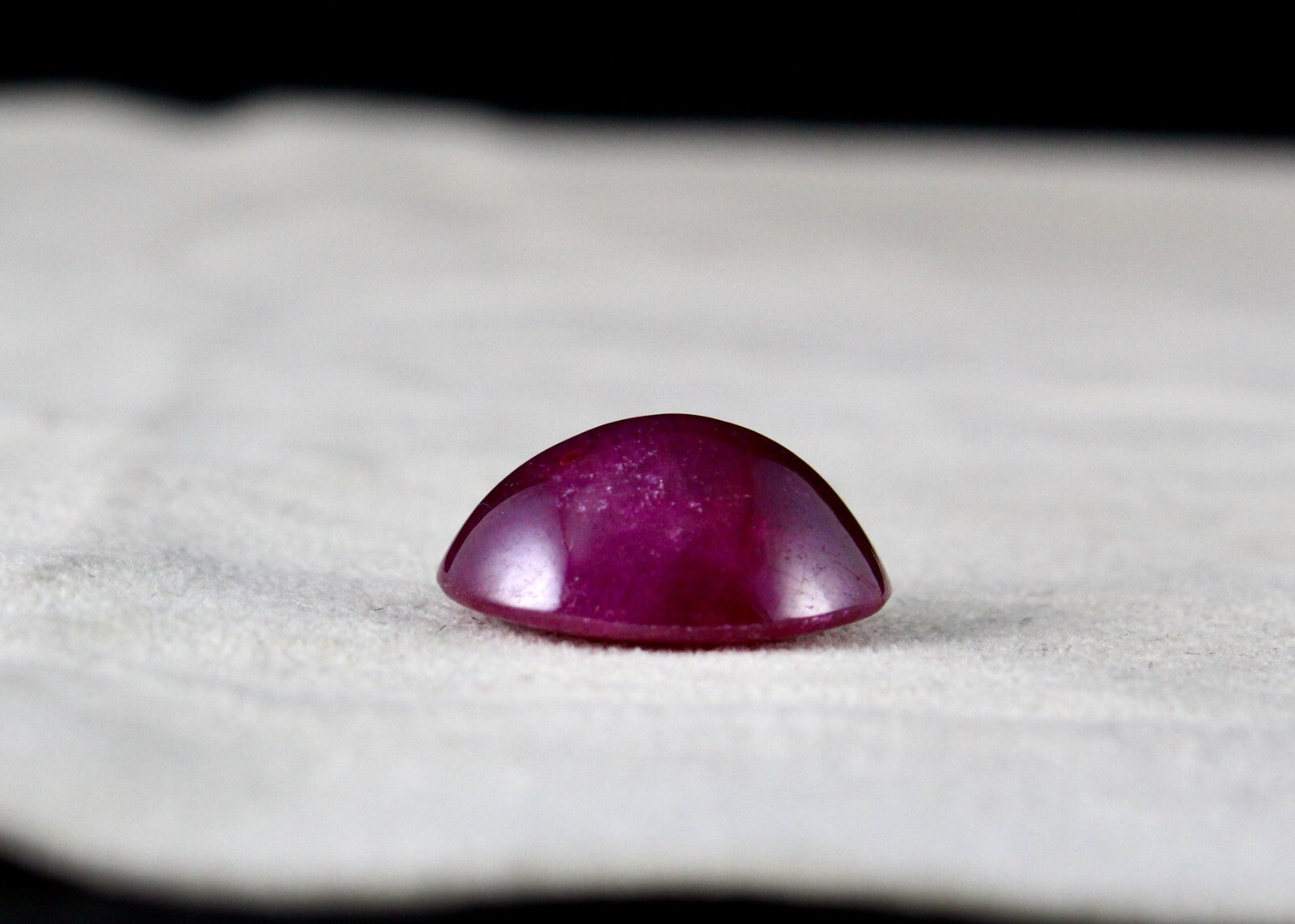 Certified Natural Ruby Oval Cabochon 22.91ct Sterling Silver Gemstone Pendant