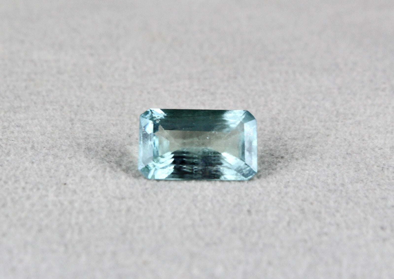 Certified Natural Blue Aquamarine 4.67ct Octagon Loose Gemstone For Ring Pendant