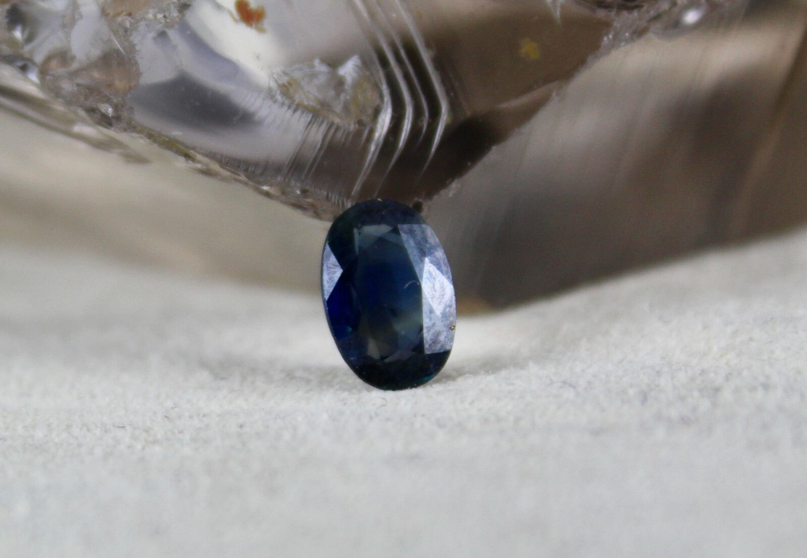 2.44 Ct Natural Unheat Blue Sapphire Oval Cut Loose Gem For Ring/pendant