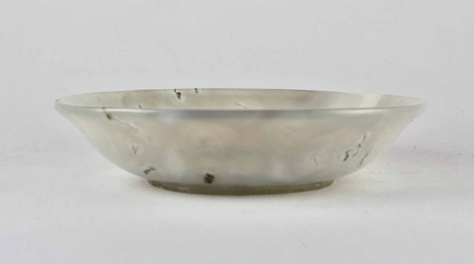 Certified Hand Crafted Natural Chalcedony 1100 Ct Carved Designer Bowl Decor