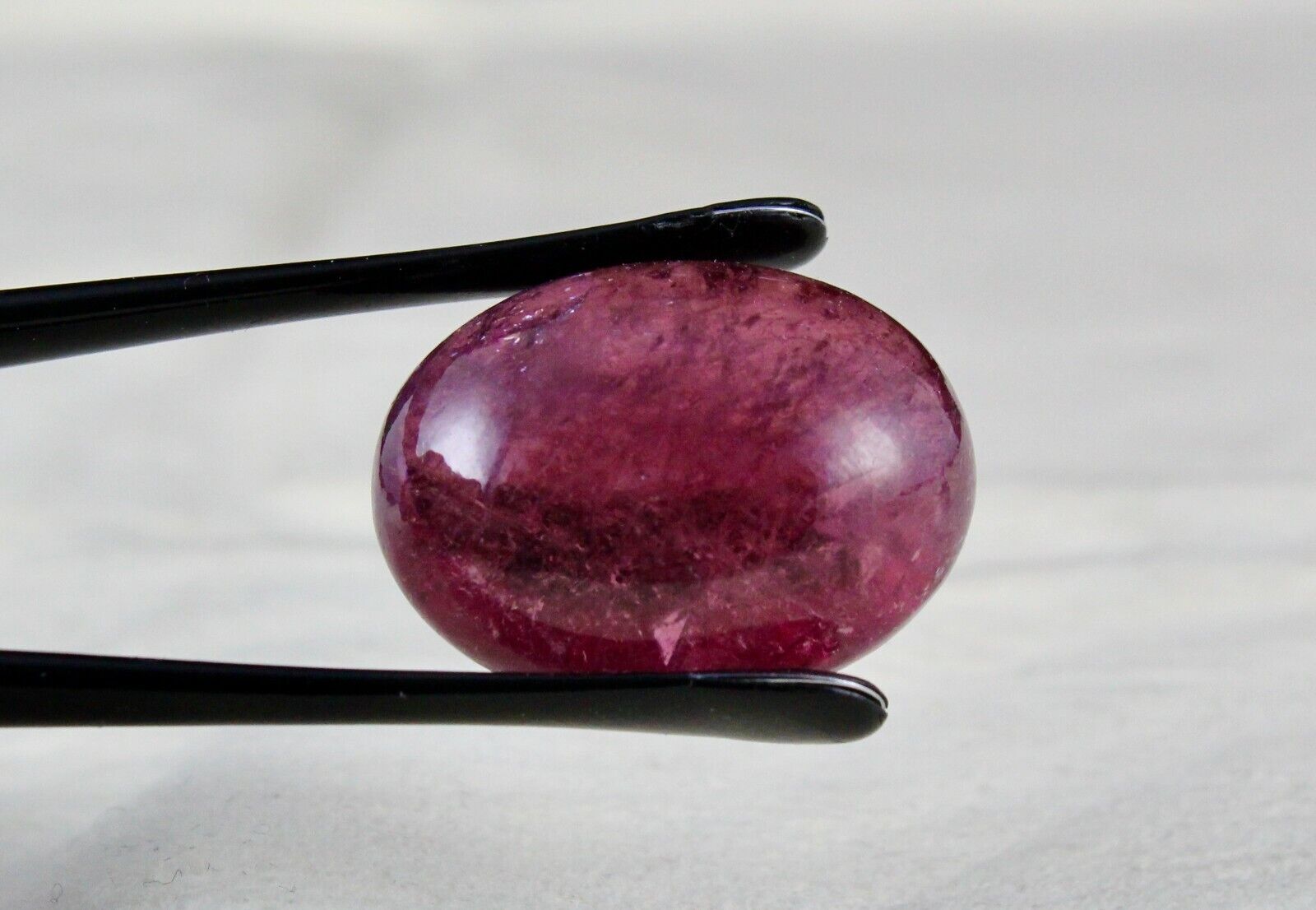 NATURAL PINK & GREEN TOURMALINE OVAL CABOCHON 87 CTS BIG GEMSTONE FOR DESIGNING