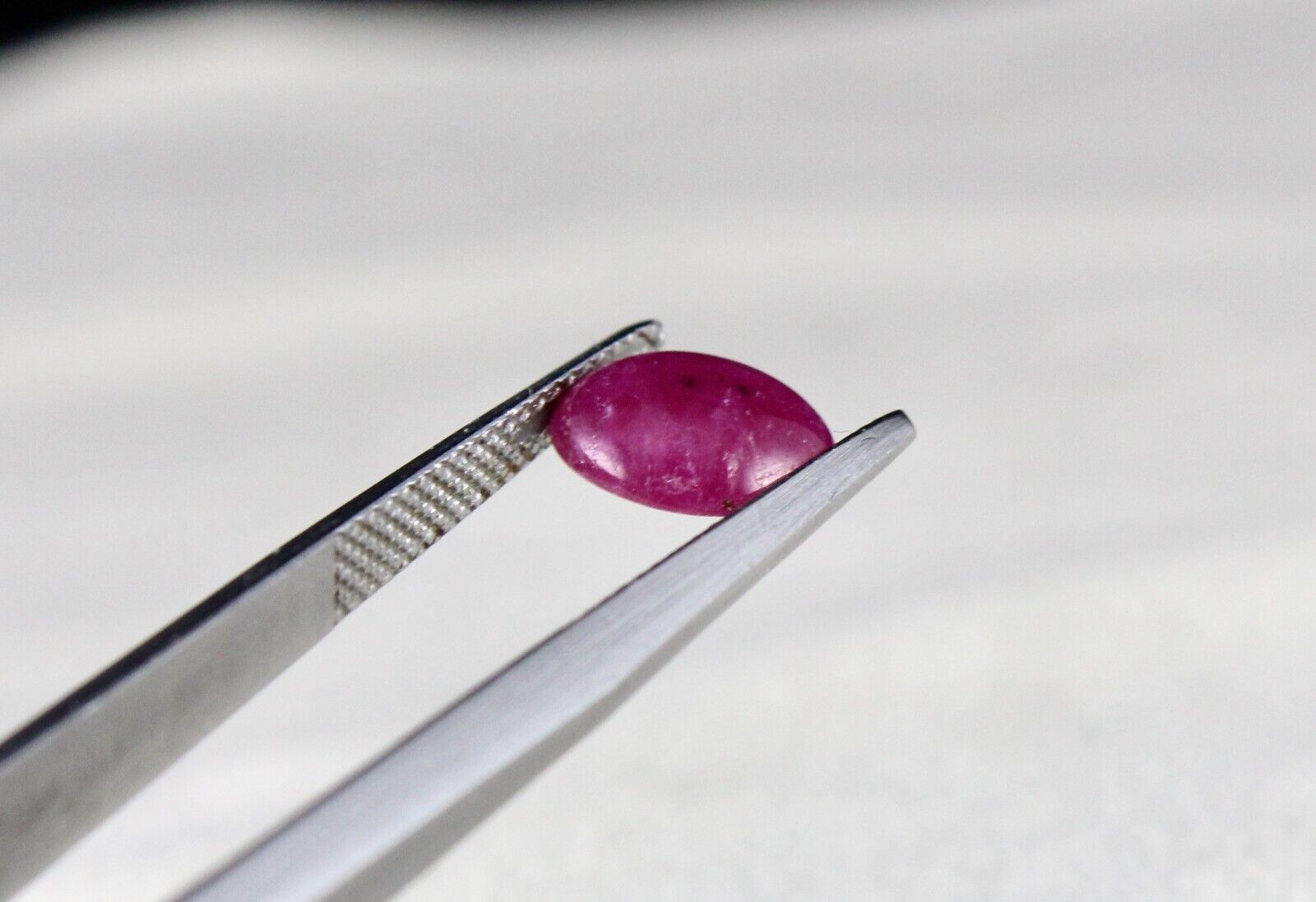 FLAT NATURAL RUBY OVAL CABOCHON 2.06 CTS LOOSE RED GEMSTONE RING PENDANT DESIGN