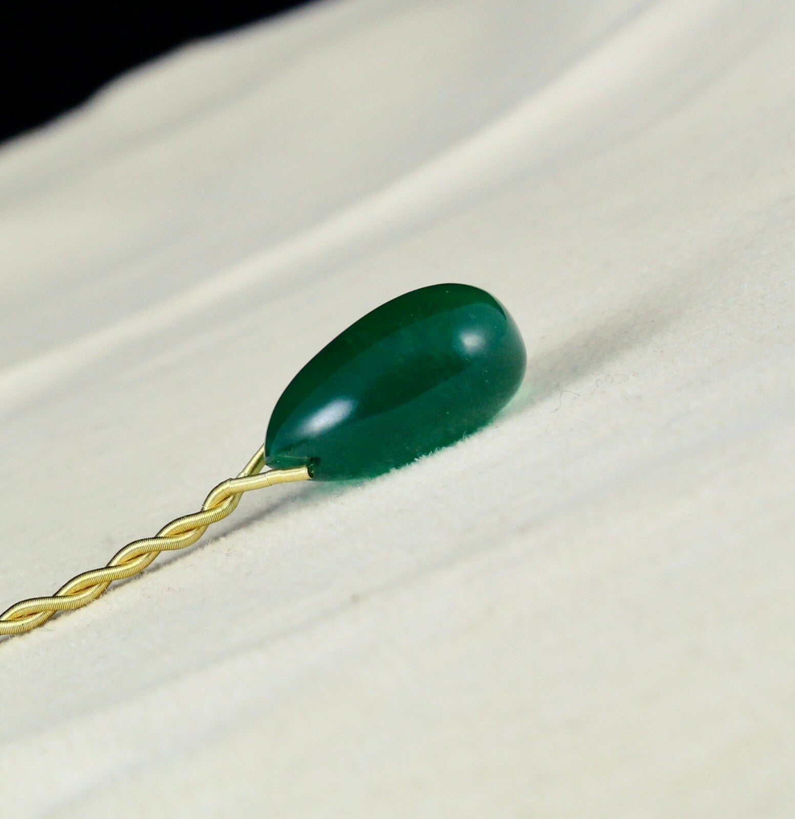 Certified Natural Zambia Emerald 23.80 Ct Teardrop Gemstone Pendant For Women