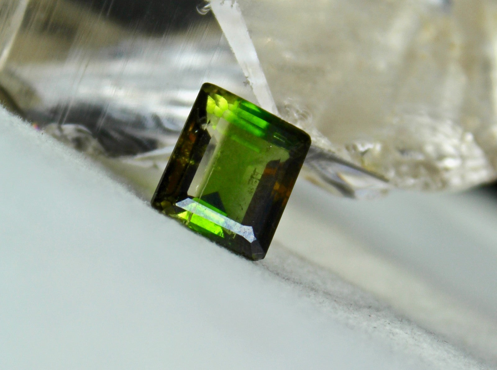 Certified Natural Green Tourmaline Octagon 10.26 Ct Gemstone Ring Pendant