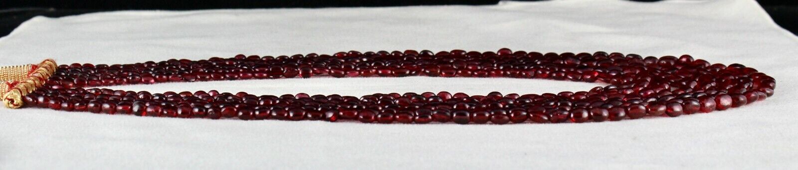 Natural Certified Red Spinel Beads Long 8 L 465 Ct Gemstone Important Necklace