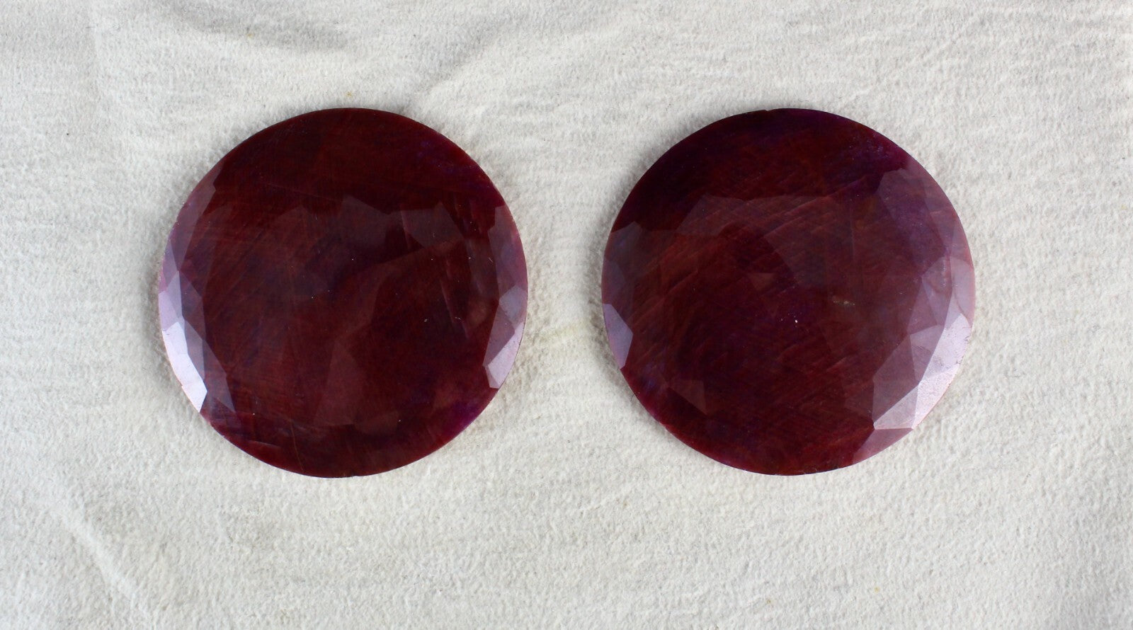 Certified Natural Ruby Round 340 Ct Gemstone For Earrings Or Pendant Design