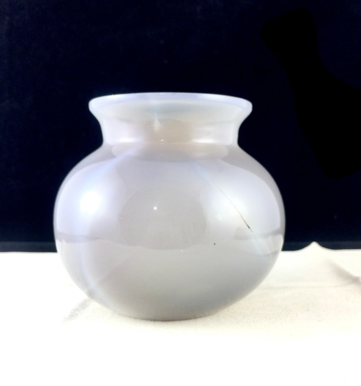 Handcrafted Chalcedony 2710 Ct Certified Carved Gemstone Pot Home Decor