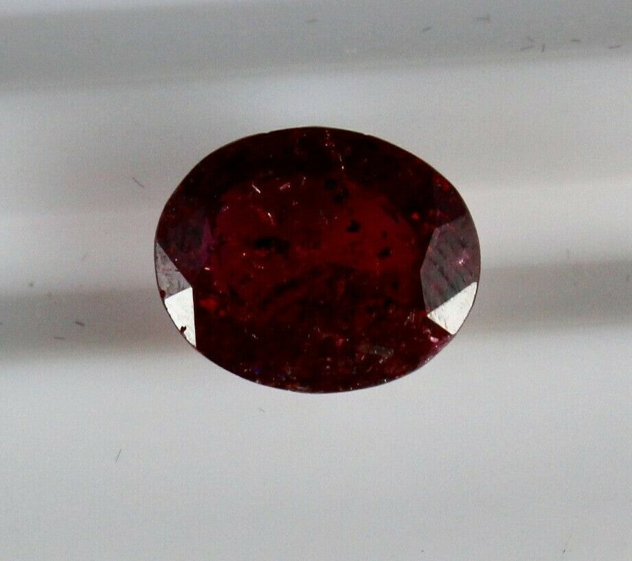Certified Natural Red Untreated Ruby 5.38ct Oval Astrology Ring Pendant
