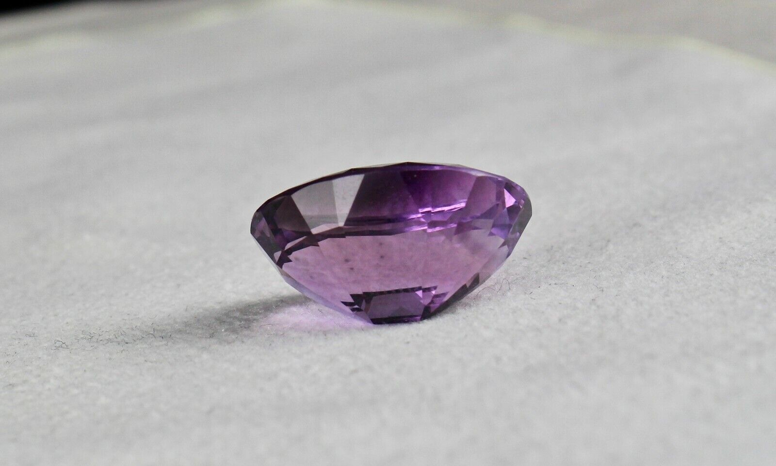 Natural Amethyst Oval Cut Gemstone 24x18mm 32.60 Cts Designing Pendant Ring