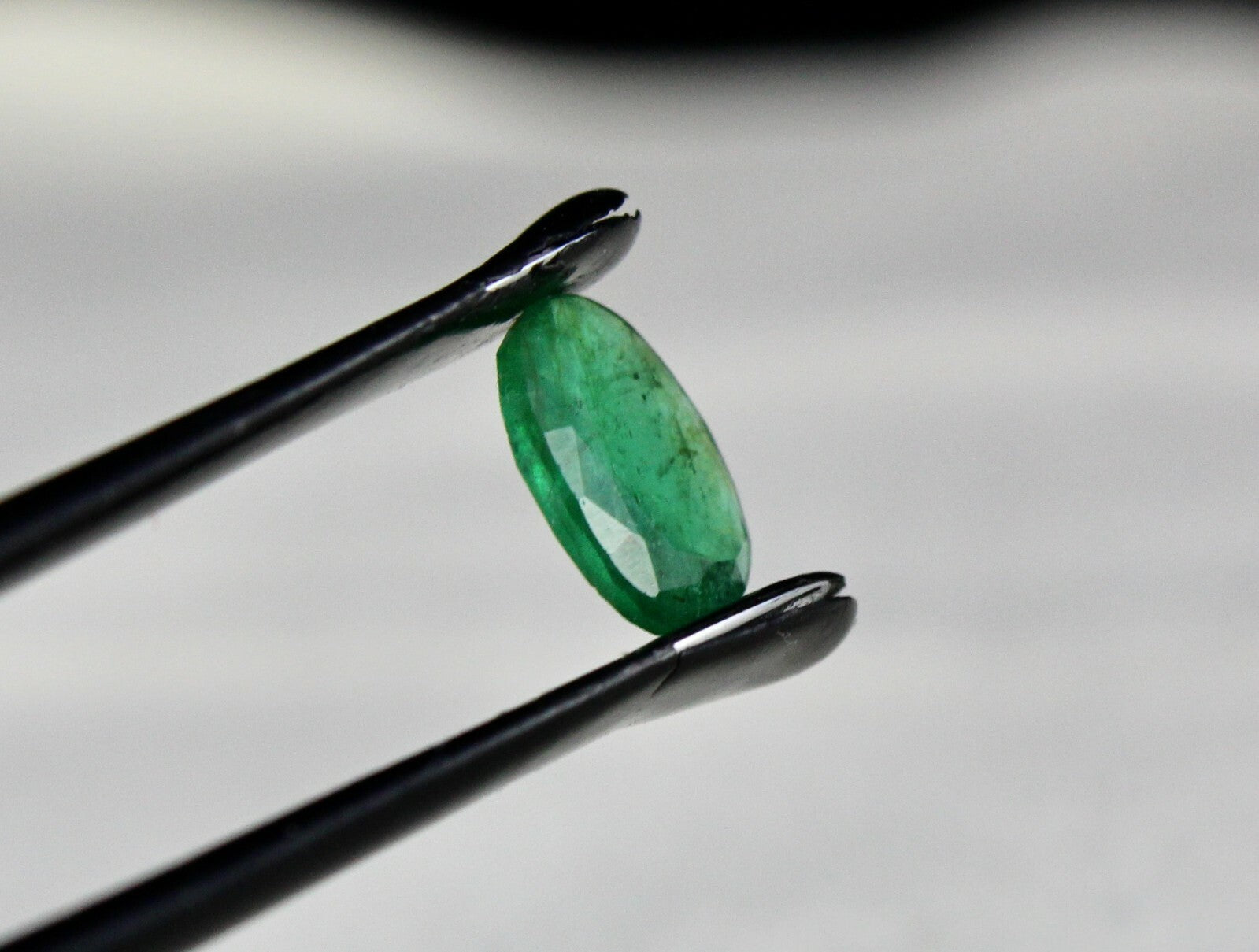 9x7mm Oval Emerald 1.22ct Zambian Untreated Gemstone Ring Pendant