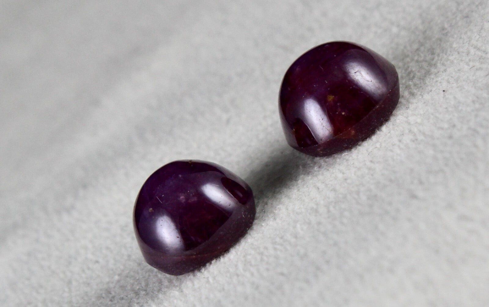 Certified Natural 6 Line Star Ruby 20.83 Ct Round Cabochon Red Gem For Earring