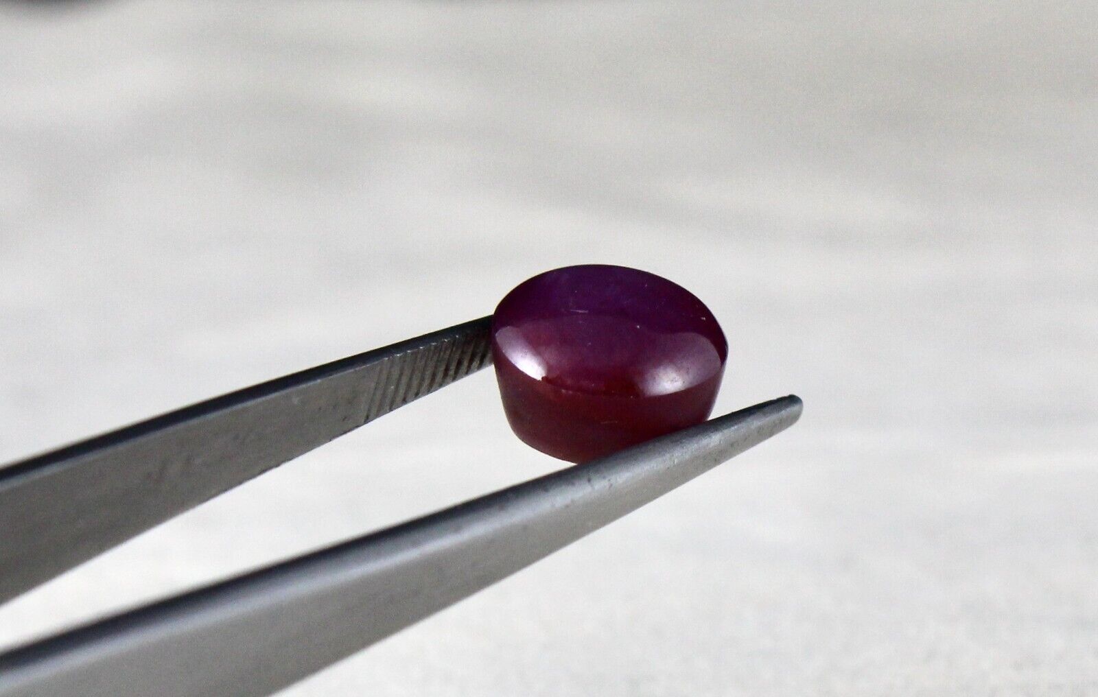 NATURAL 6 LINE STAR RUBY ROUND CABOCHON 6.35 CARATS GEMSTONE FOR RING PENDANT