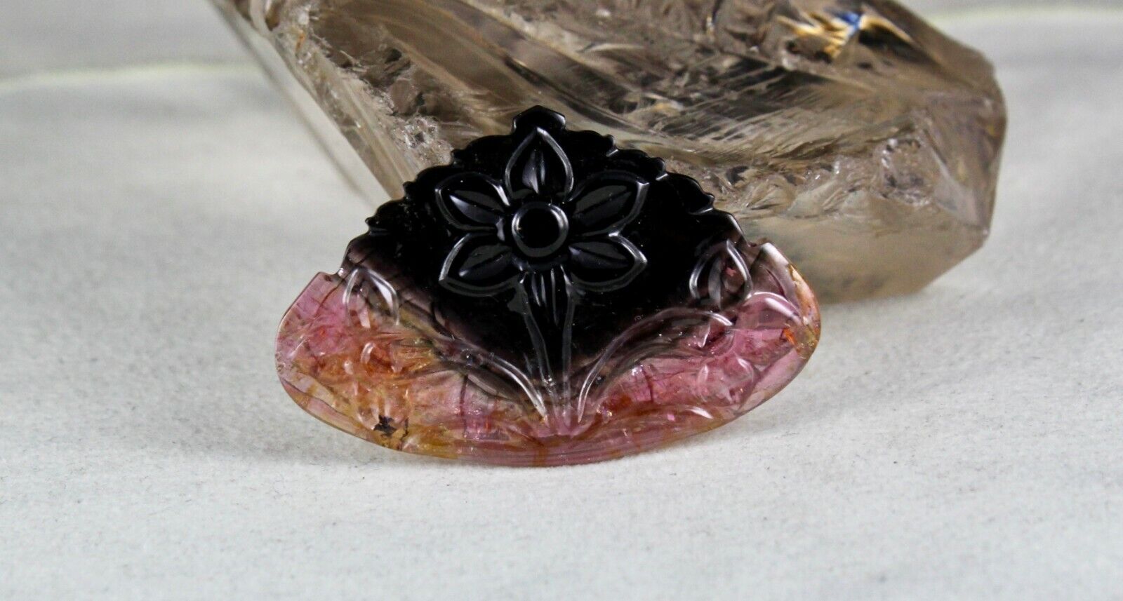 RARE NATURAL MULTI BI TOURMALINE CARVED 4 PCS 189.30 CARATS GEMSTONE DESIGN SET