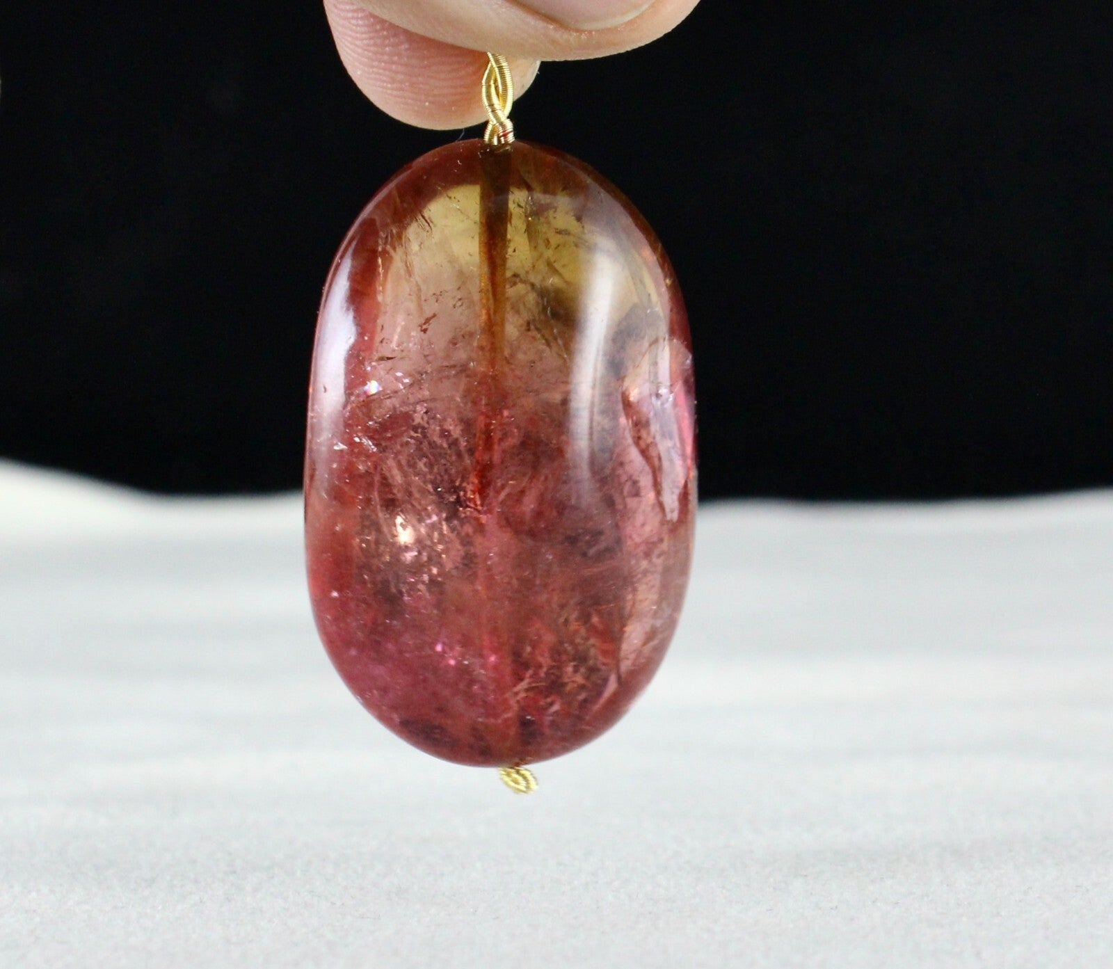 Certified Natural Tourmaline Rubellite 131 Ct Multi Gemstone Pendant Design