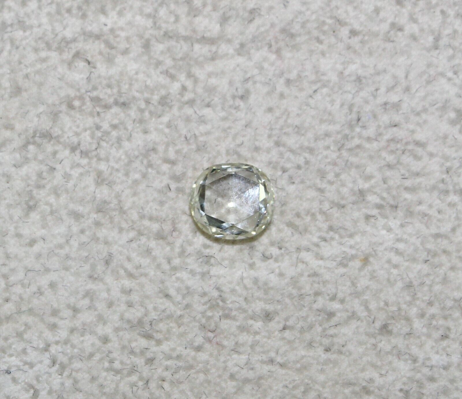 Natural Rose Cut Yellow Diamond Oval Shape 0.65 Cts Loose Stone For Ring Pendant