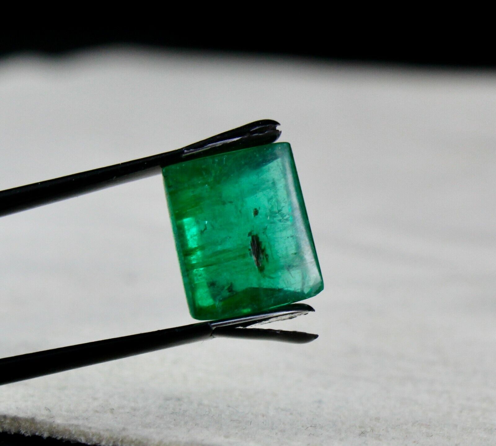 GTL CERTIFIED NATURAL ZAMBIA EMERALD CABOCHON 15.43 CARATS GEMSTONE PAIR EARRING