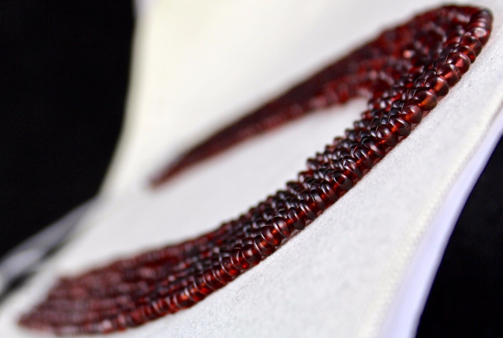 Natural Red Garnet Round 6 L 523 Ct Gemstone Fashion Beaded Necklace Accessories