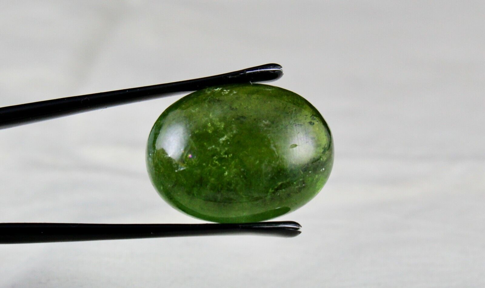 NATURAL PINK & GREEN TOURMALINE OVAL CABOCHON 87 CTS BIG GEMSTONE FOR DESIGNING