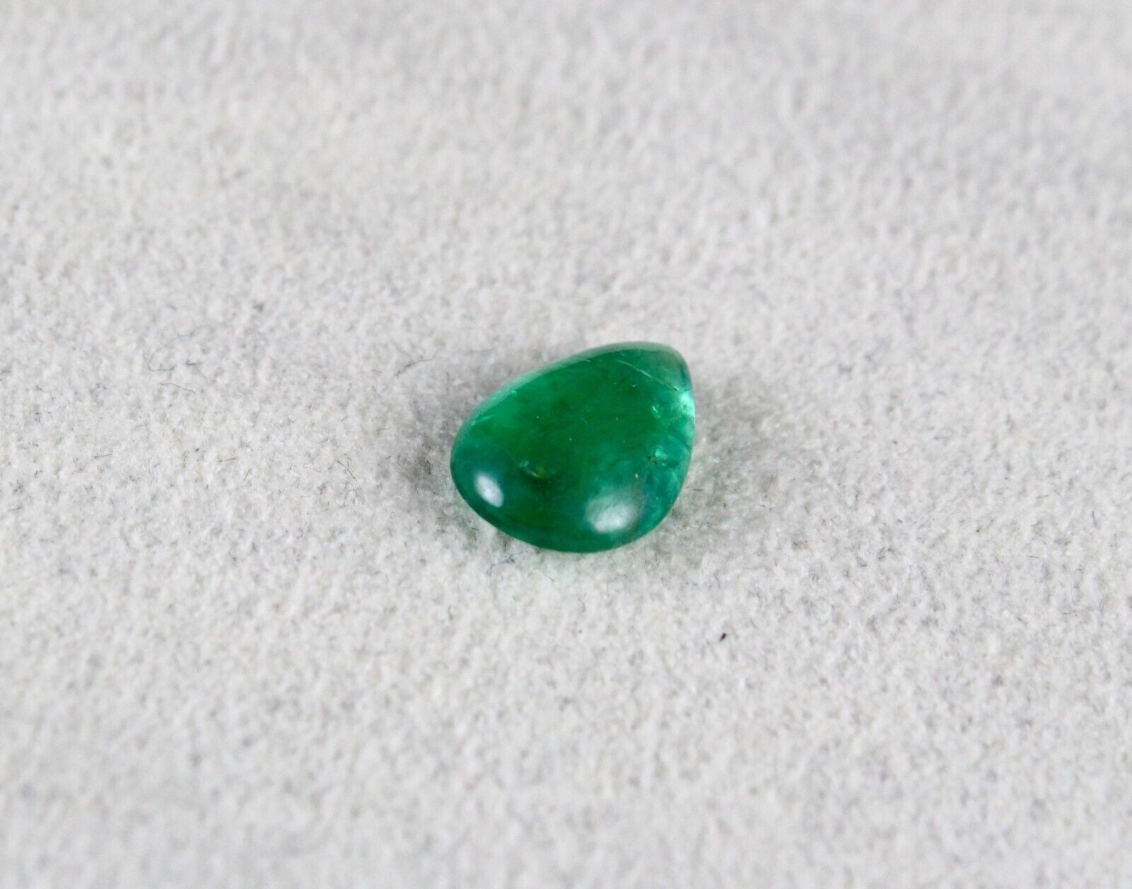 Natural Zambia Emerald Pear Cabochon 1.88 Ct Loose Gemstone For Ring Pendant