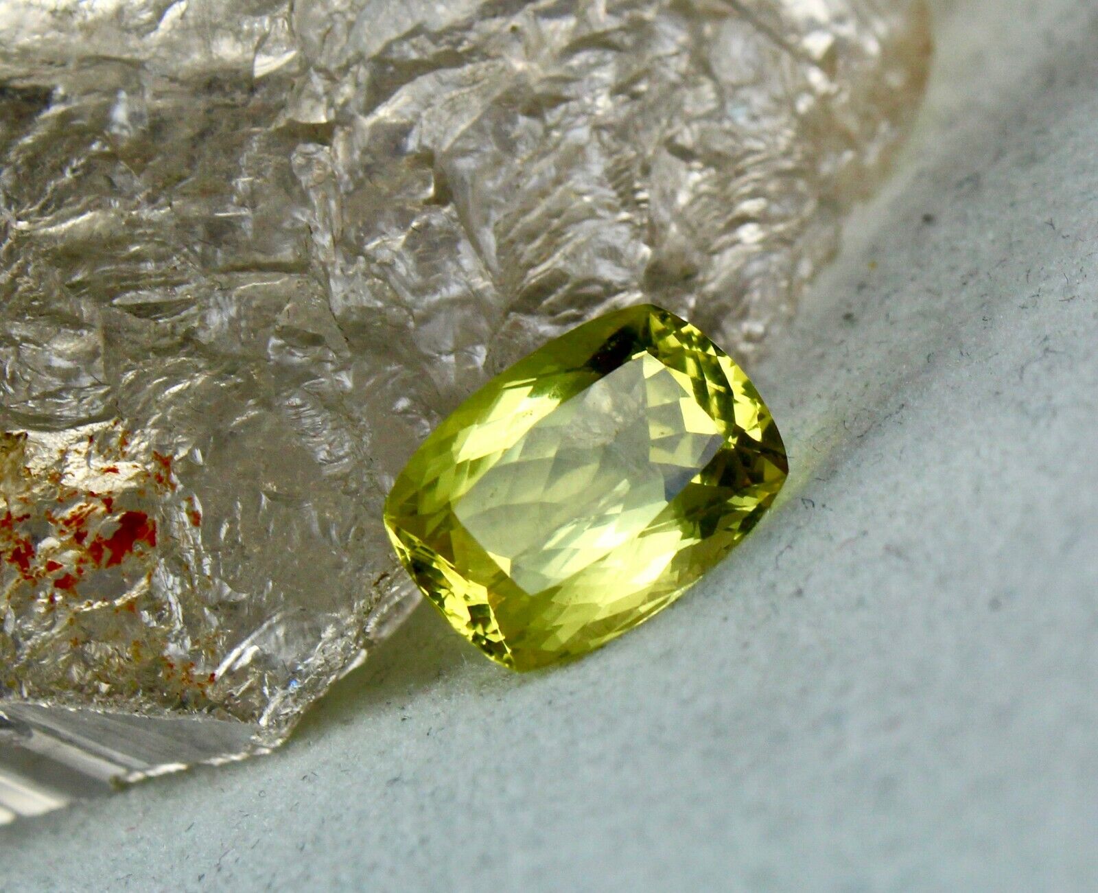 Natural Unheated Yellow Aquamarine Cushion 5.41 Ct Gemstone Design Ring Pendant