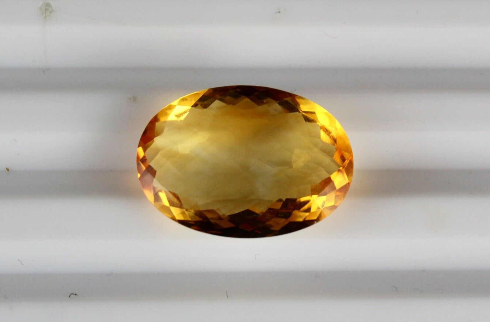 NATURAL YELLOW CITRINE OVAL FACETED CUT 19.87 CARATS GEMSTONE PENDANT DESIGNING