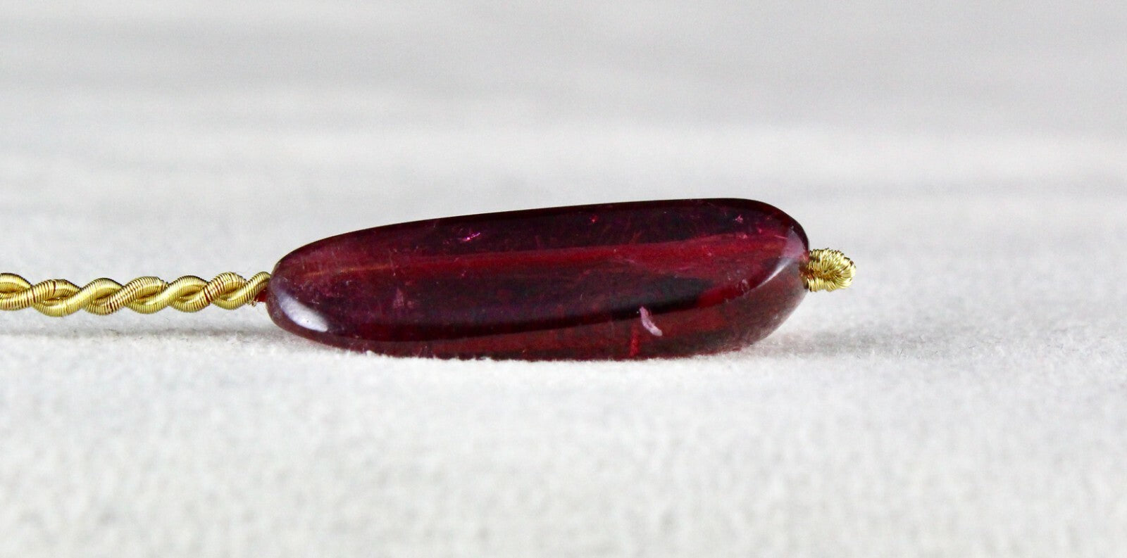 Natural Pink Tourmaline 22.85 Cts Rubellite Bead Hanging Gemstone Pendant Design