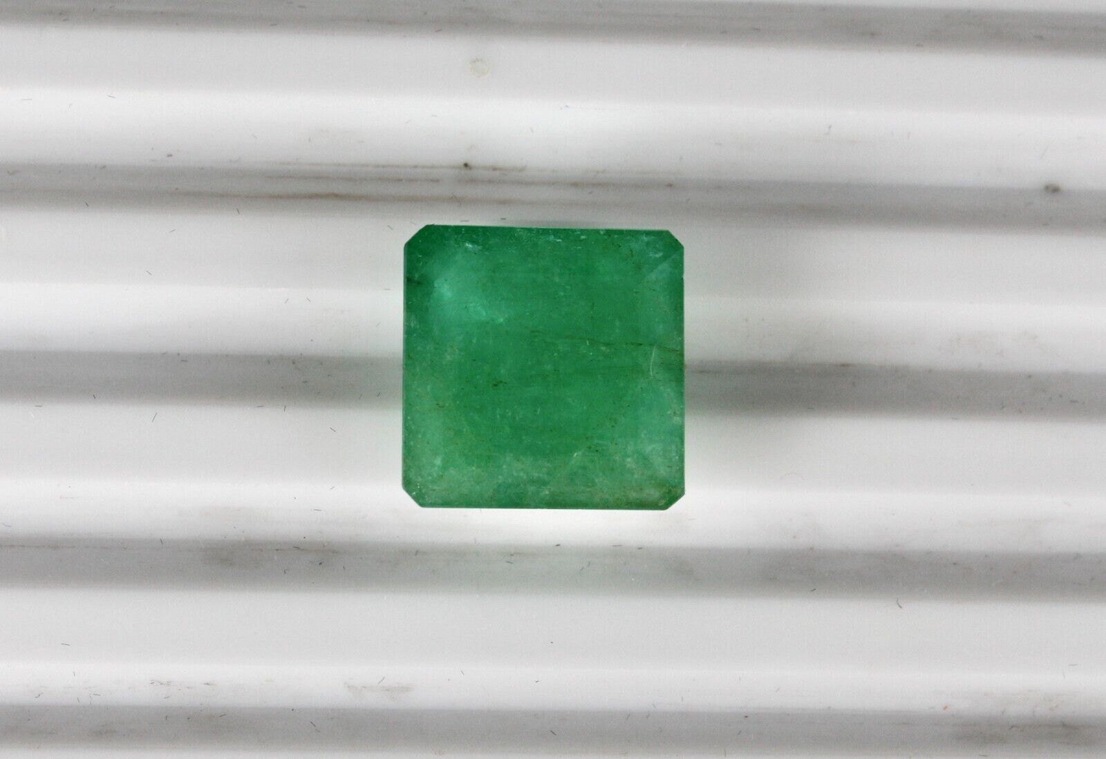 NATURAL UNHEATED EMERALD SQUARE CUT 19.47 CARATS FLAT GEMSTONE FOR RING PENDANT