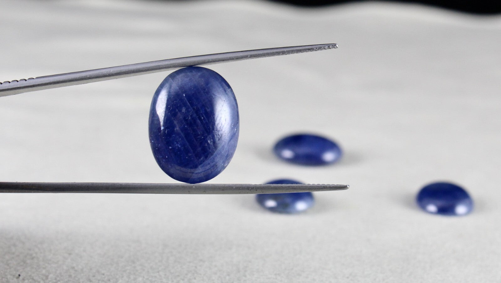 Certified Natural Blue Sapphire 63.35ct Gemstone Ring Pendant Earring Set