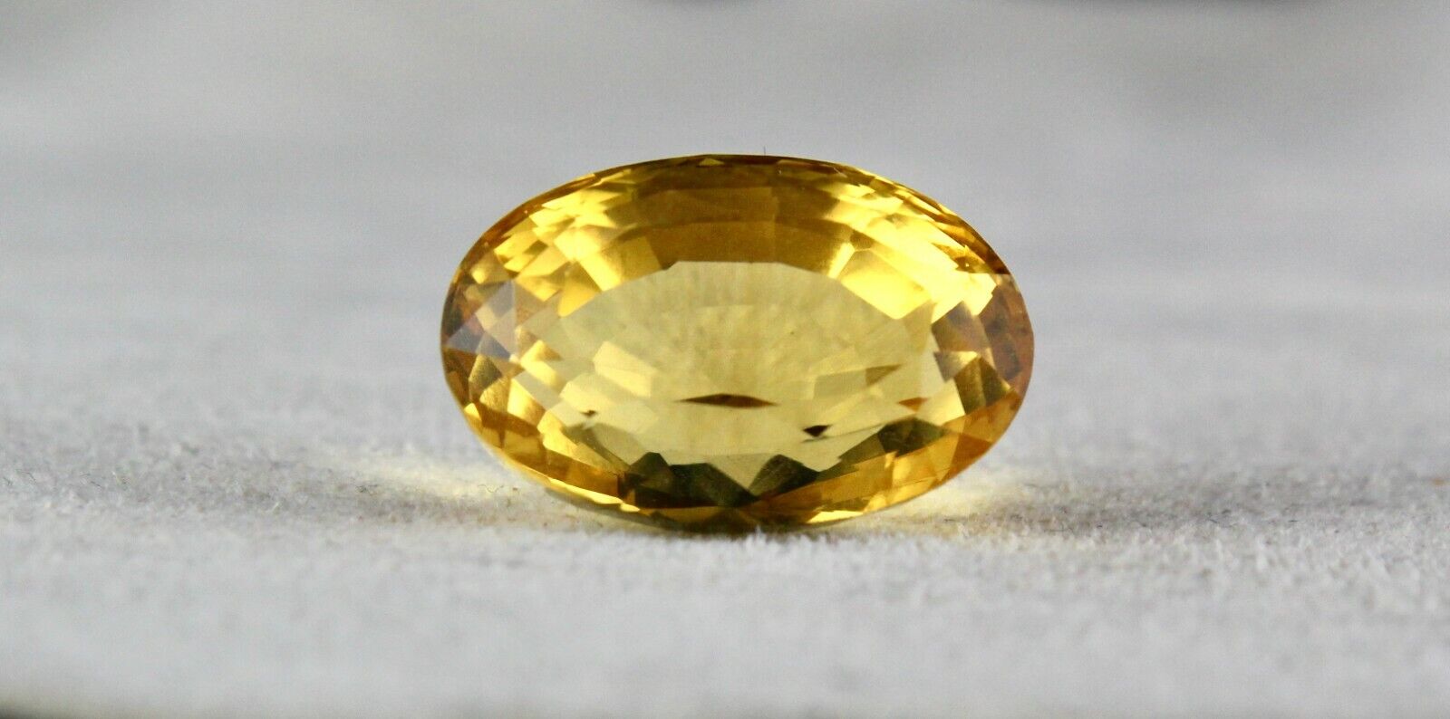 Natural Yellow Citrine Oval Cut 20x13 mm 20.78 Cts Loose Gemstone Ring Pendant