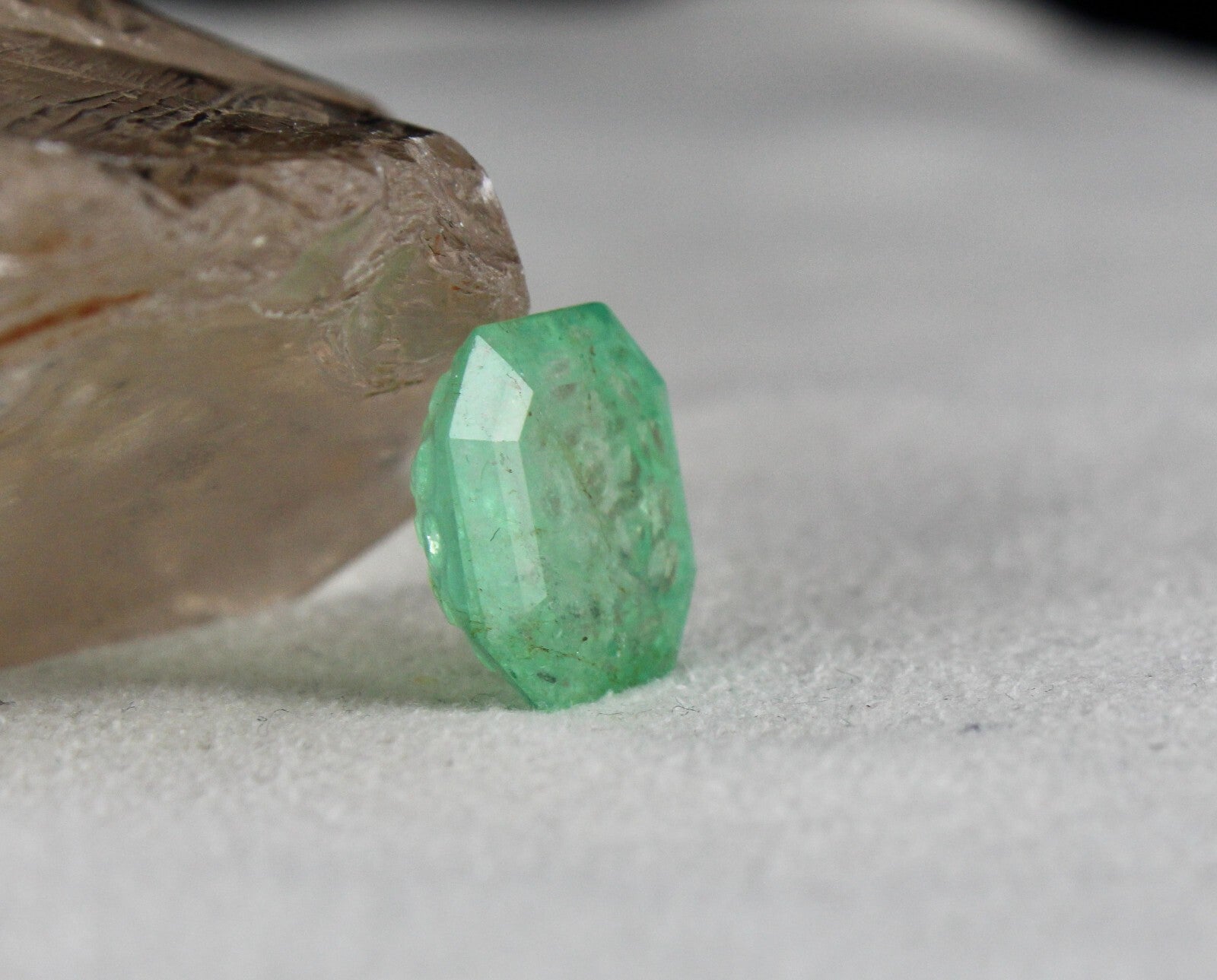 Certified Natural Colombian Emerald 8.36ct Octagon Cut Gemstone Ring Pendant