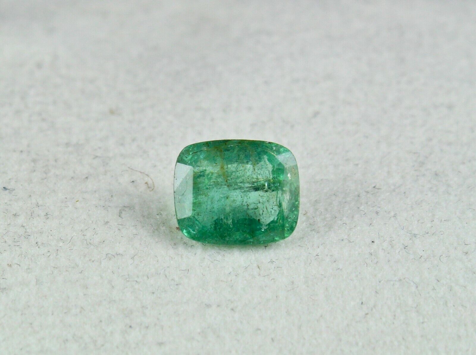 Natural Zambia Emerald Cushion Cut Gemstone 10X8mm 2.99 Ct Design Pendant Ring