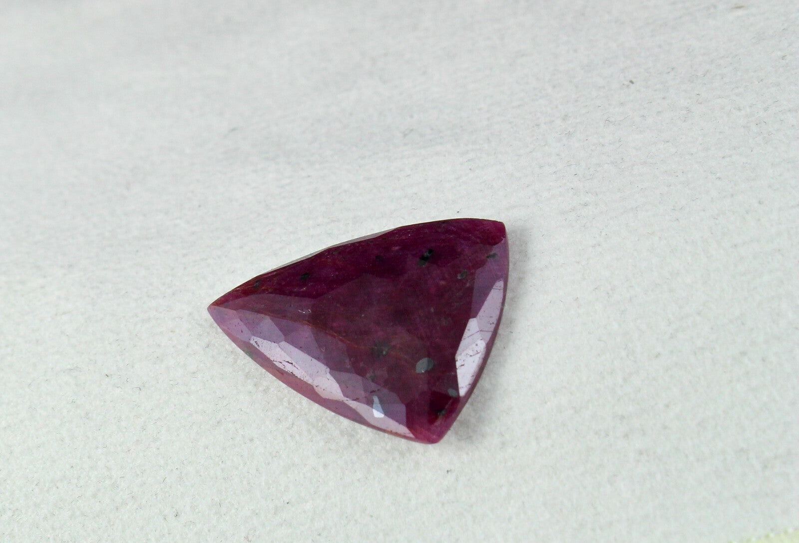 Natural Ruby 35 Ct Pear Faceted Cabochon Loose Gemstone Pendant Brooch Design