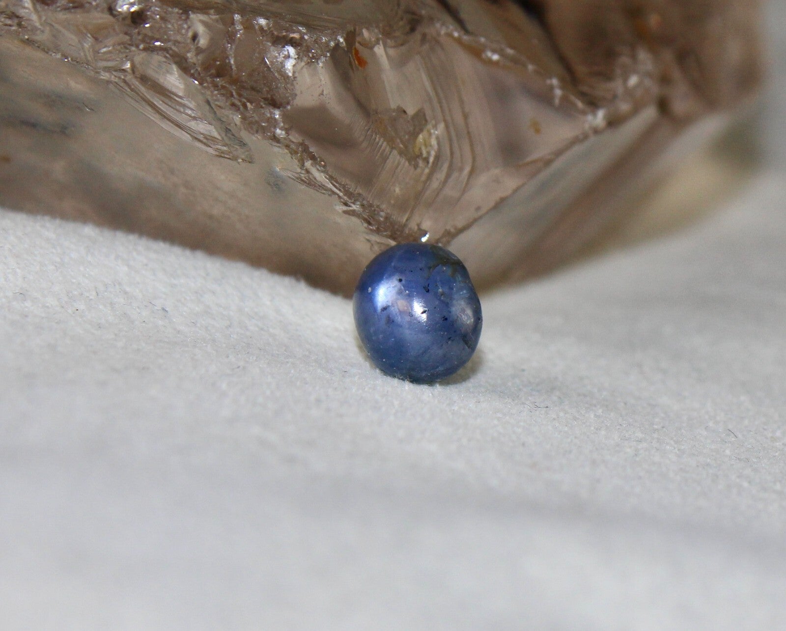 Certified Natural Blue Sapphire 5.78 Ct Star Oval Cabochon Ring Pendant