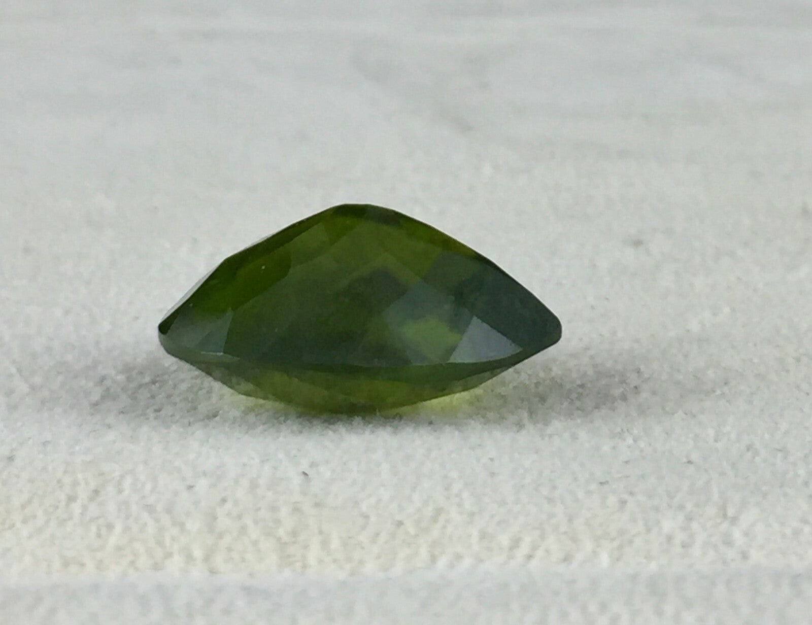 Natural Green Vesuvianite Idocrase 16.06ct Pear Cut Gemstone For Ring Pendant