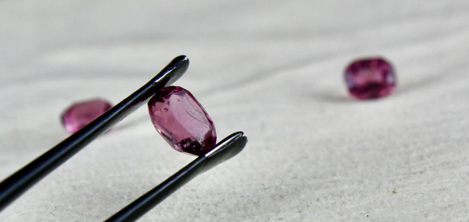 Certified Antique Natural Spinel Old Cushion 3 Pcs 5.08 Cts Gemstone For Ring