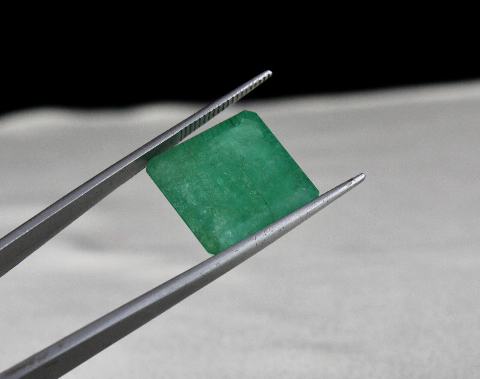 NATURAL UNHEATED EMERALD SQUARE CUT 19.47 CARATS FLAT GEMSTONE FOR RING PENDANT