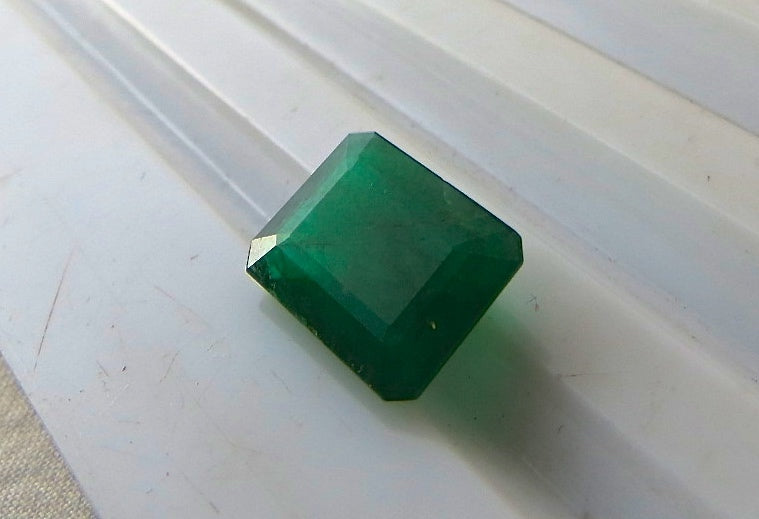 Certified Natural Emerald 12x9mm 3.71ct Octagon Gemstone For Ring/pendant
